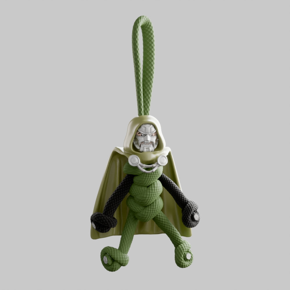 Doctor Doom Paracord Buddy Keychain
