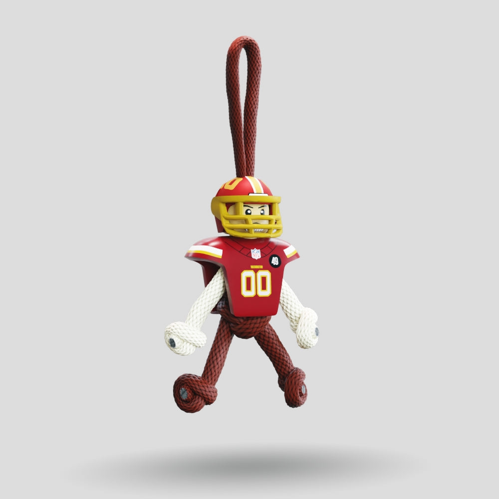 Washington Commanders Paracord Buddy Keychain