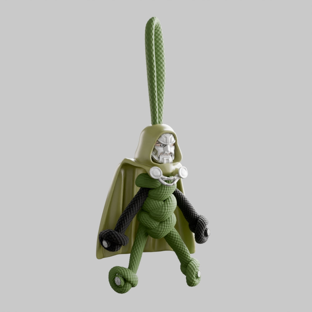 Doctor Doom Paracord Buddy Keychain