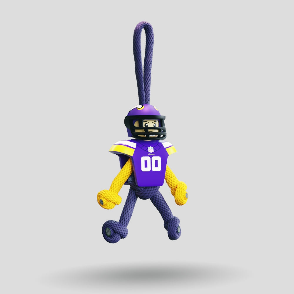 Minnesota Vikings Paracord Buddy Keychain