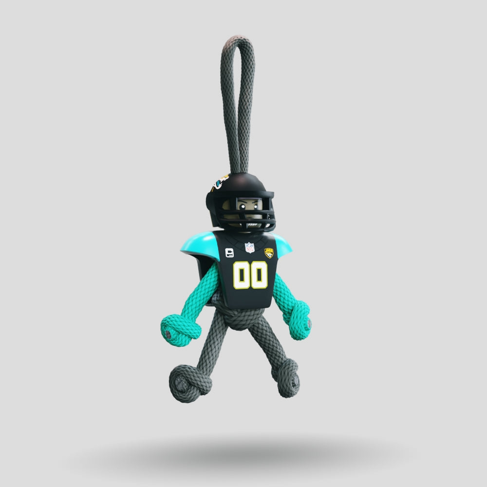 Jacksonville Jaguars Paracord Buddy Keychain