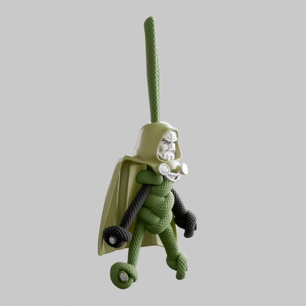 Doctor Doom Paracord Buddy Keychain