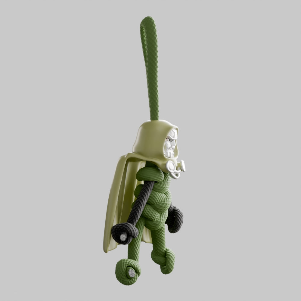 Doctor Doom Paracord Buddy Keychain