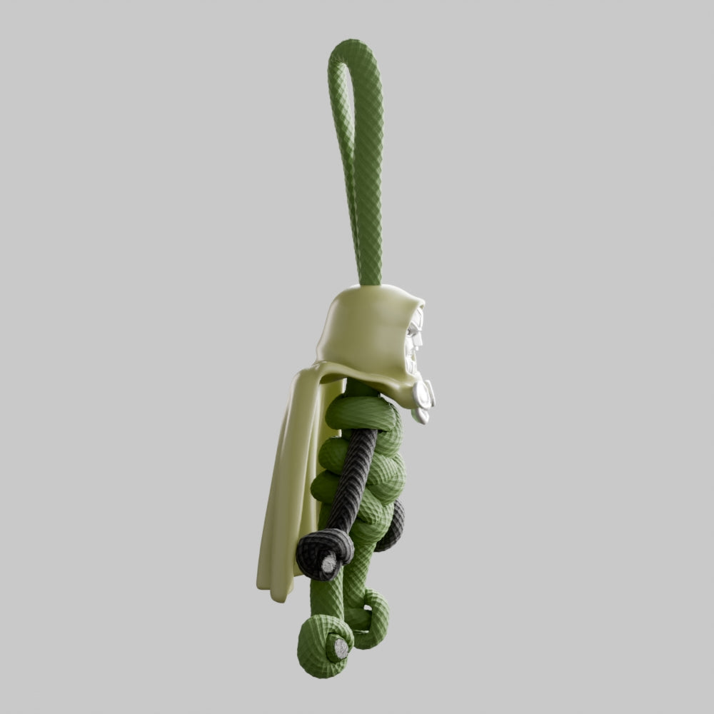 Doctor Doom Paracord Buddy Keychain