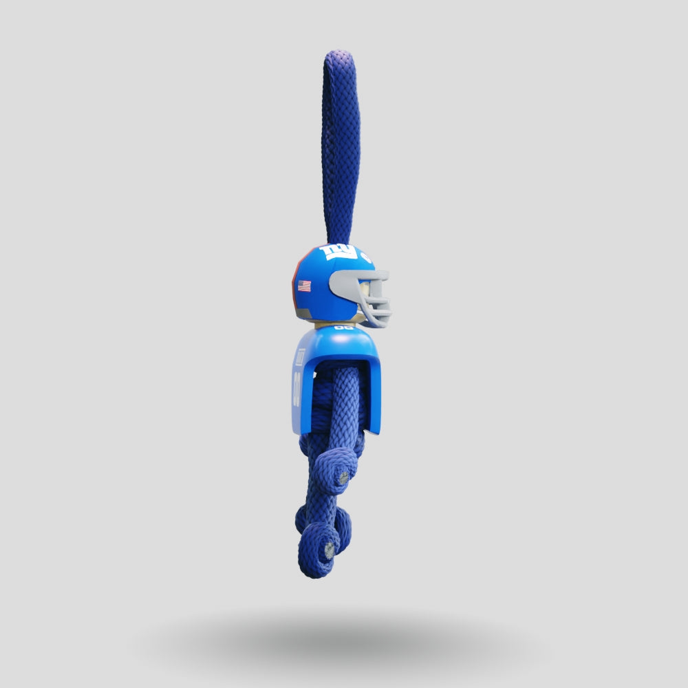 New York Giants Paracord Buddy Keychain