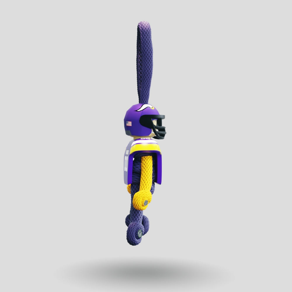 Minnesota Vikings Paracord Buddy Keychain