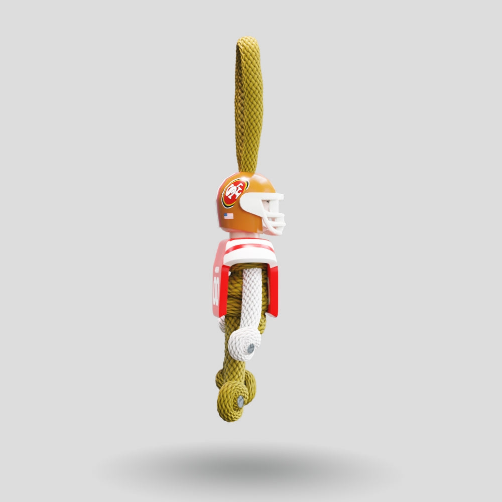 San Francisco 49ers Paracord Buddy Keychain