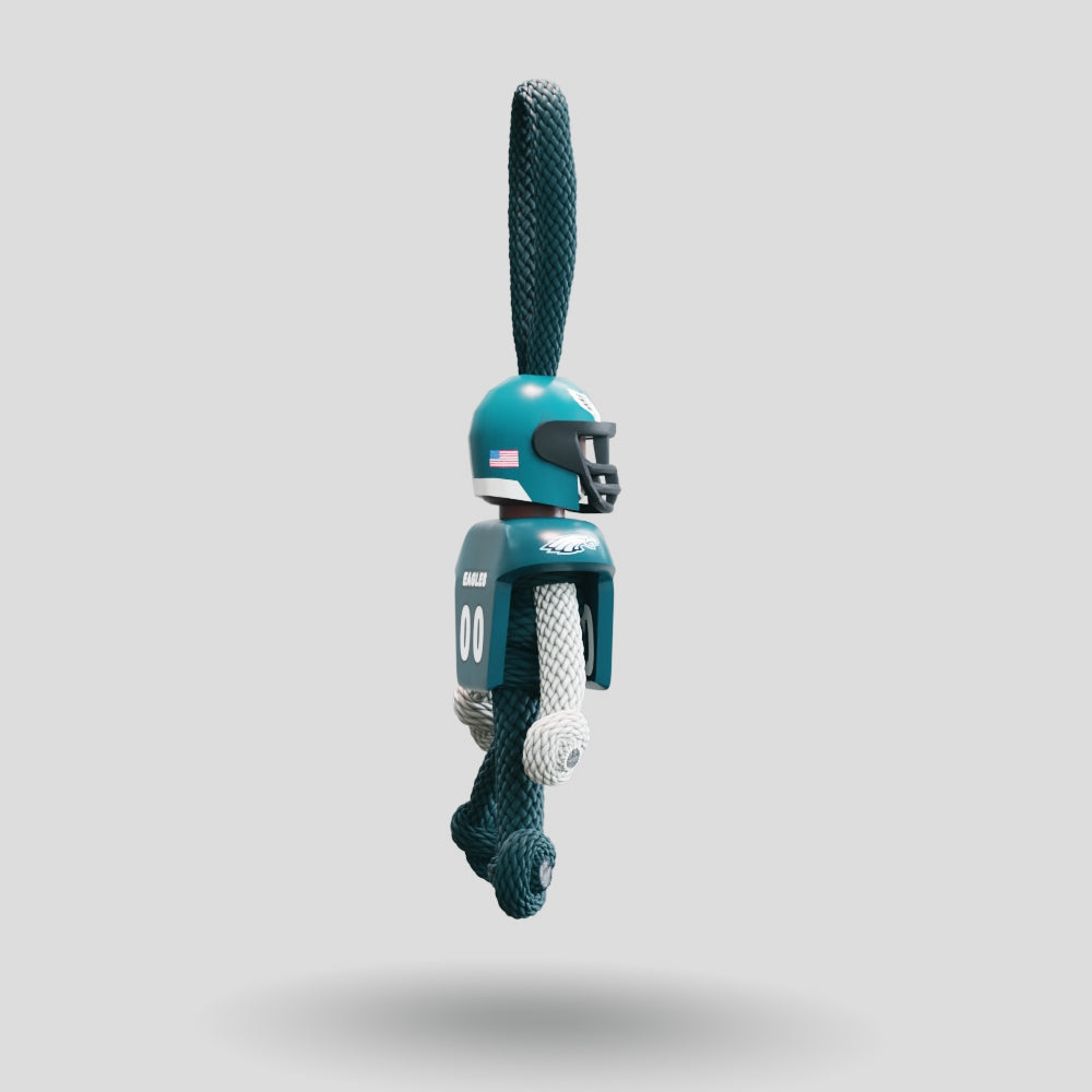 Philadelphia Eagles Paracord Buddy Keychain