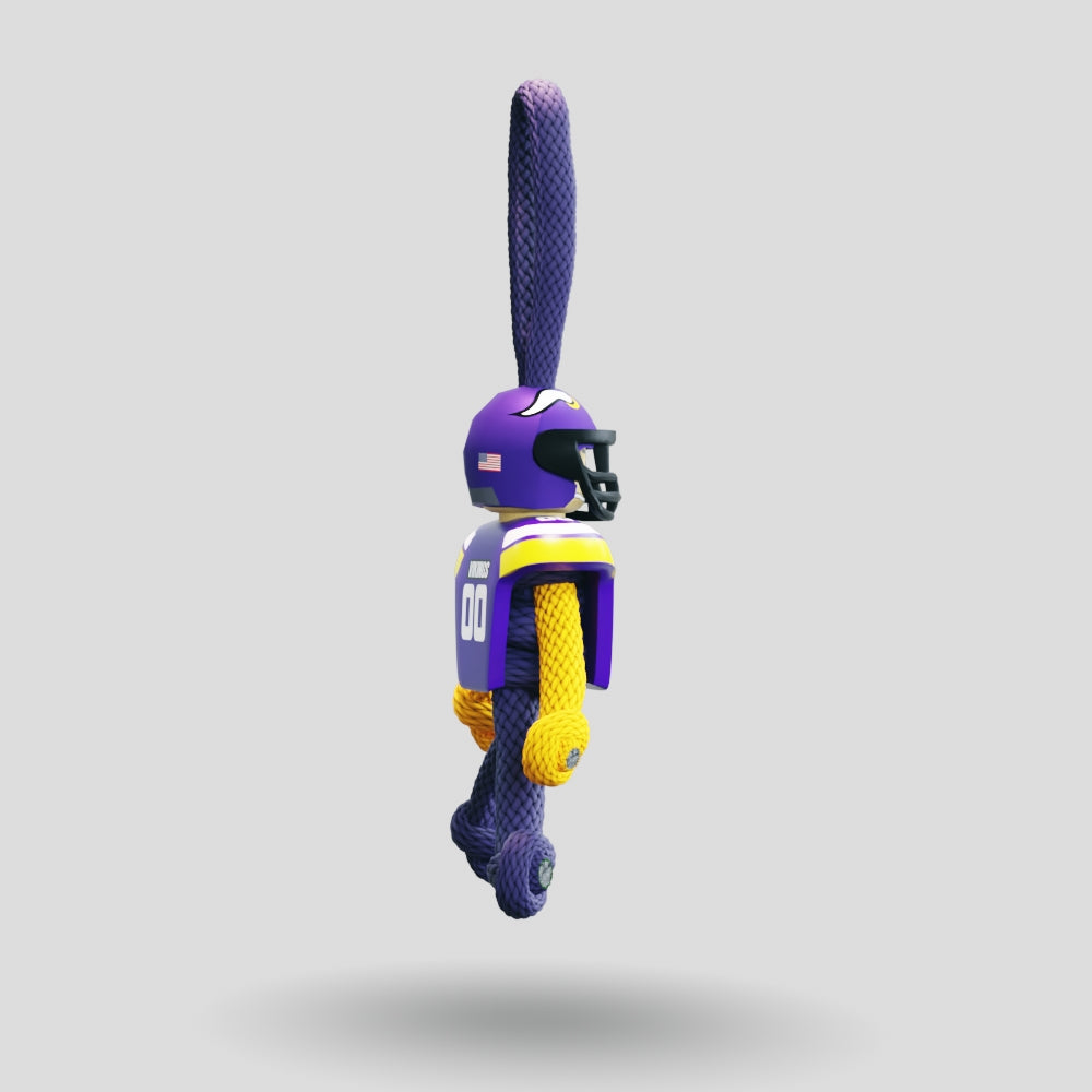 Minnesota Vikings Paracord Buddy Keychain