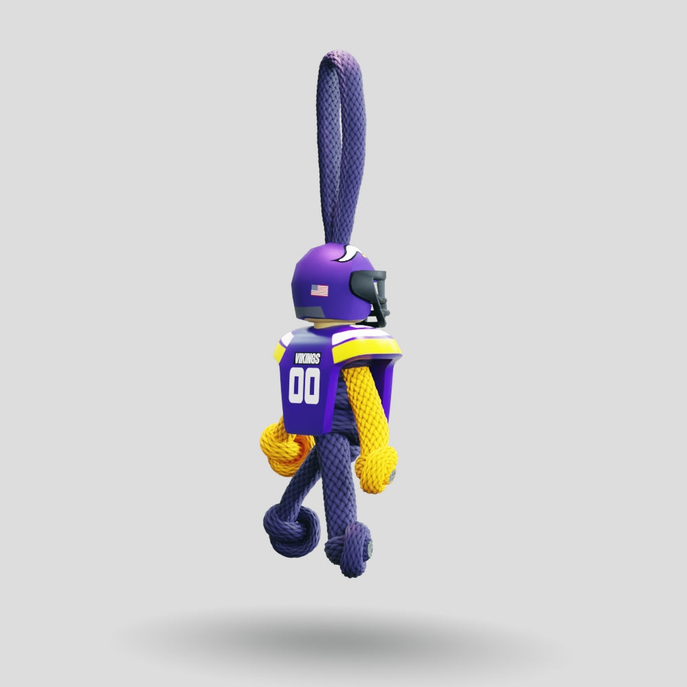Minnesota Vikings Paracord Buddy Keychain