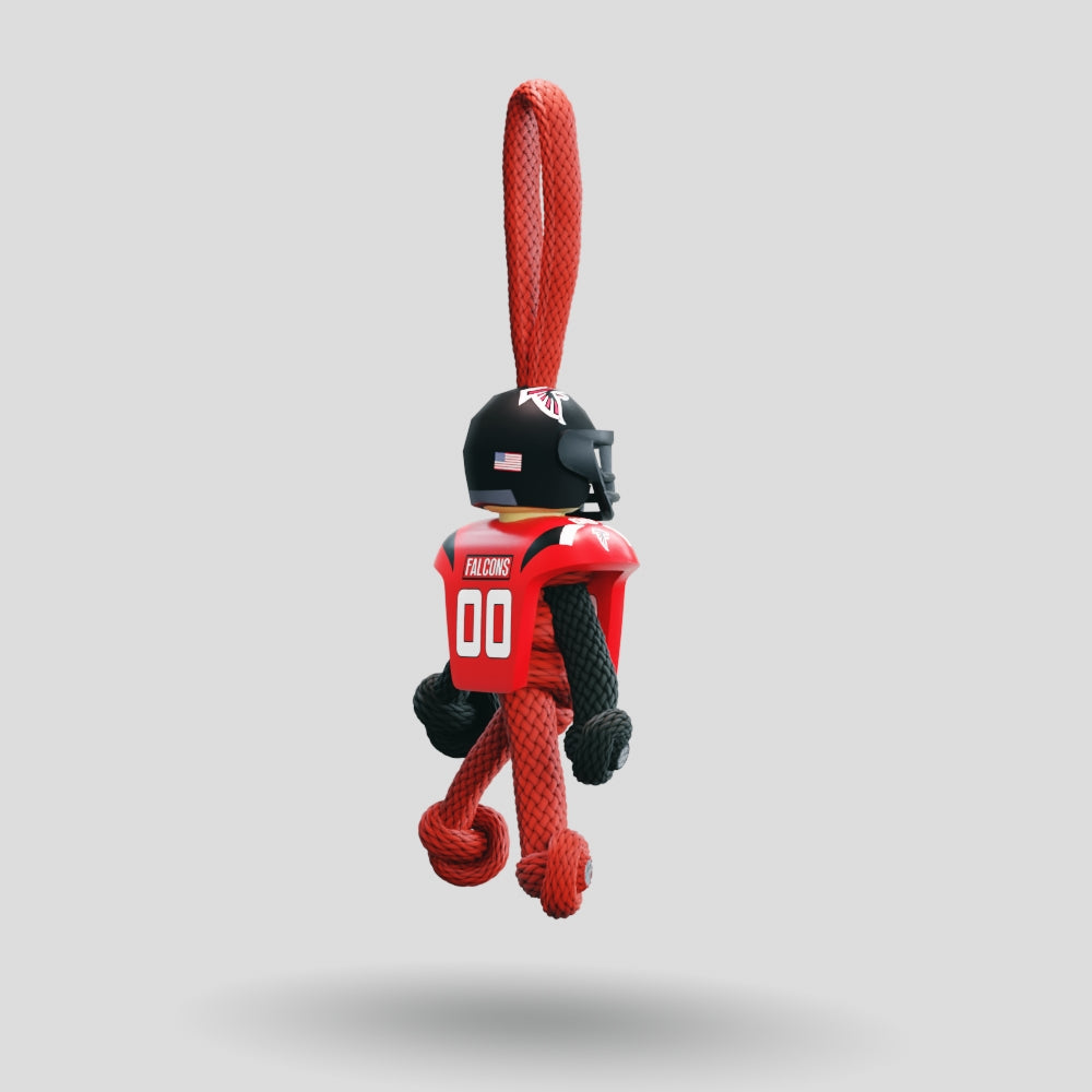 Atlanta Falcons Paracord Buddy Keychain