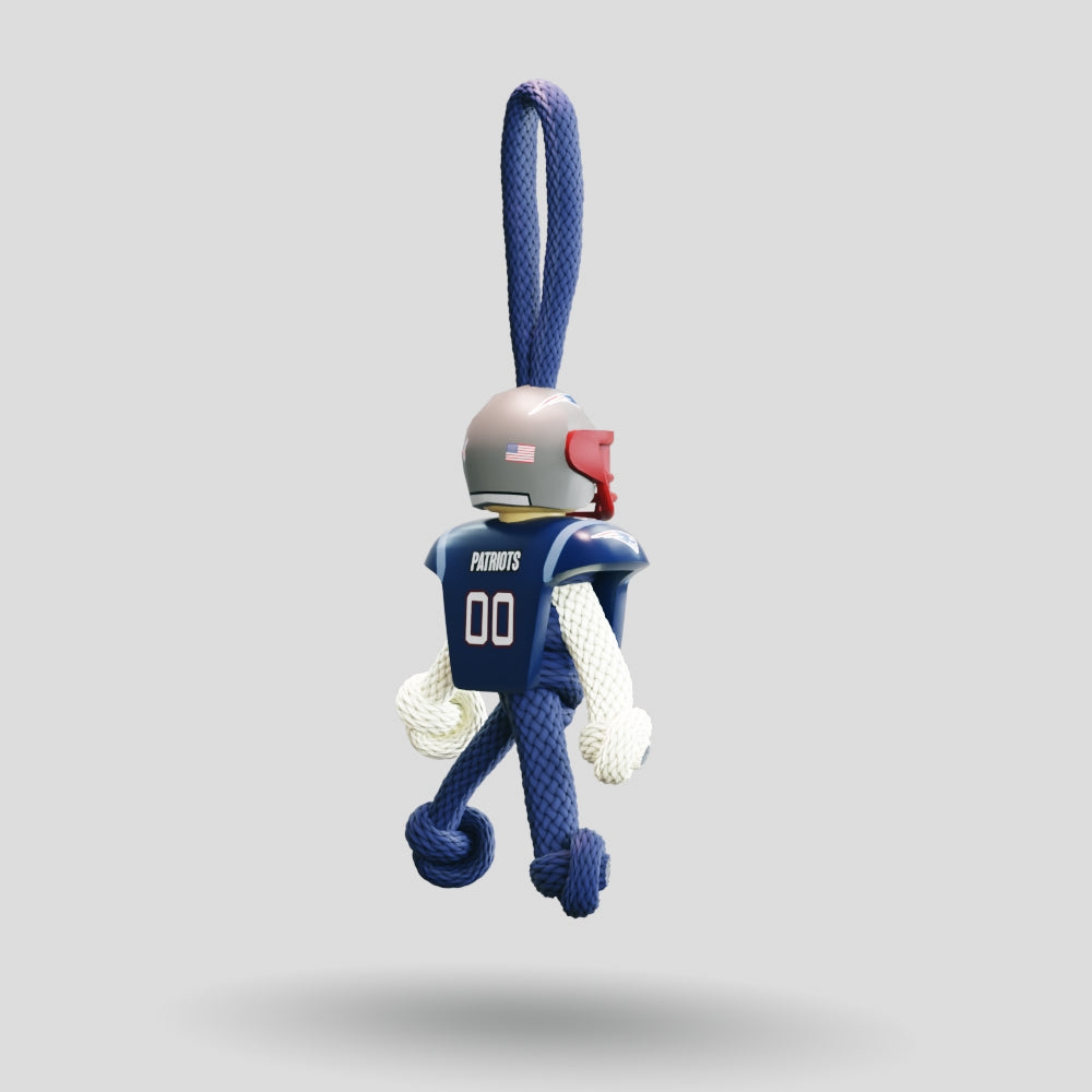 New England Patriots Paracord Buddy Keychain