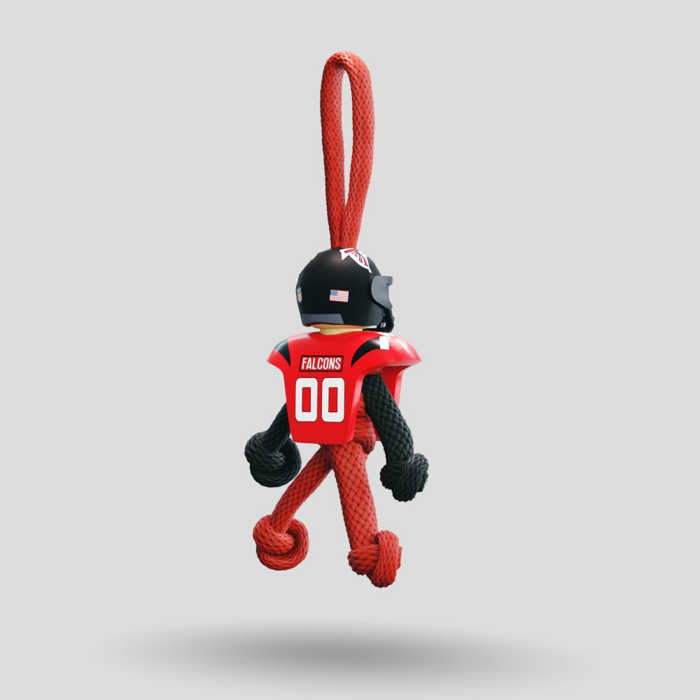Atlanta Falcons Paracord Buddy Keychain