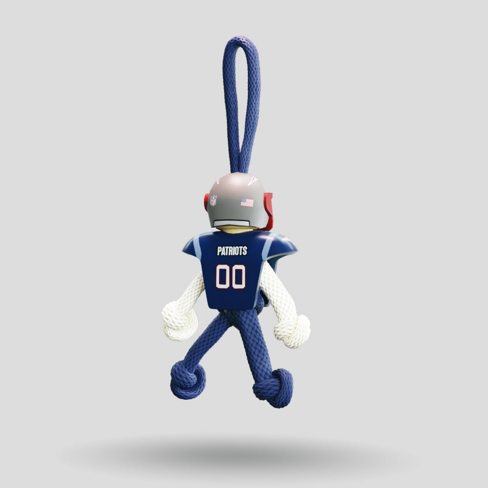 New England Patriots Paracord Buddy Keychain