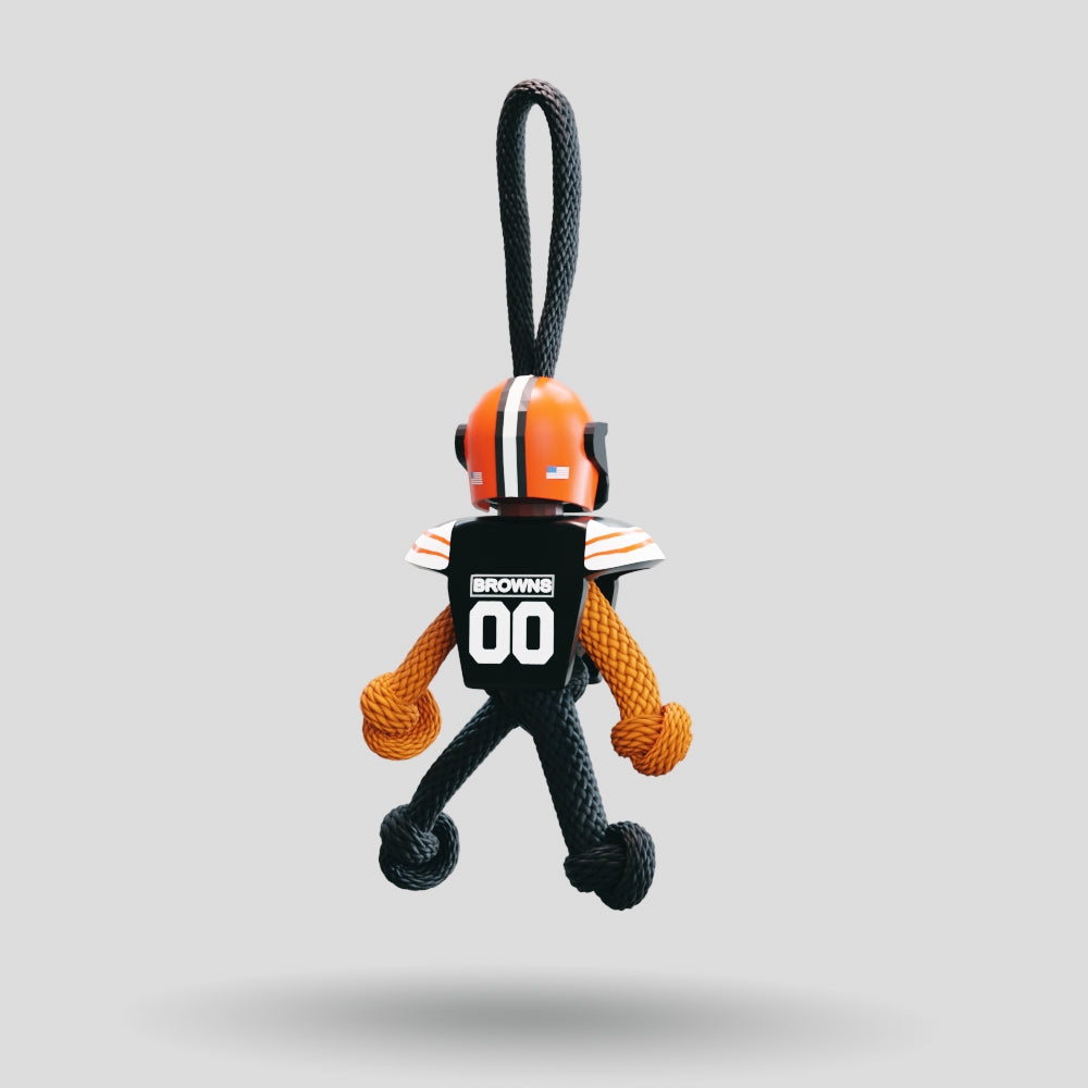 Cleveland Browns Paracord Buddy Keychain