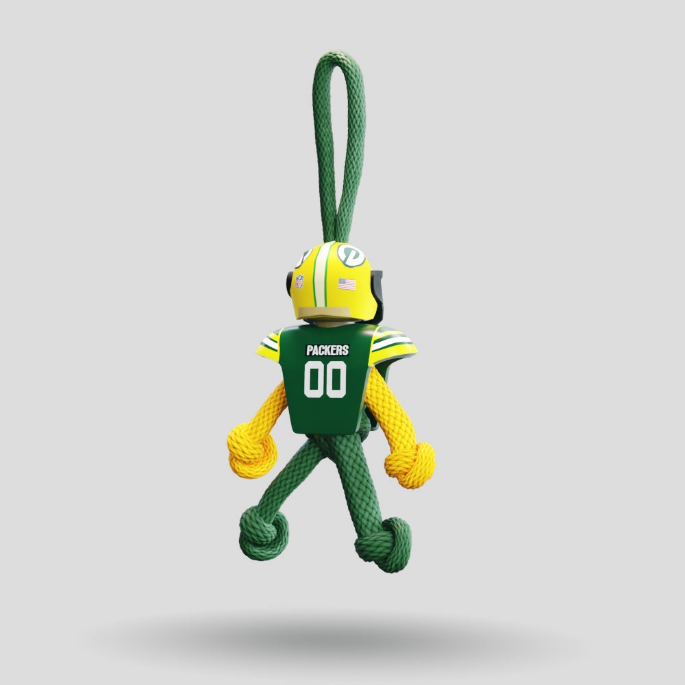 Green Bay Packers Paracord Buddy Keychain