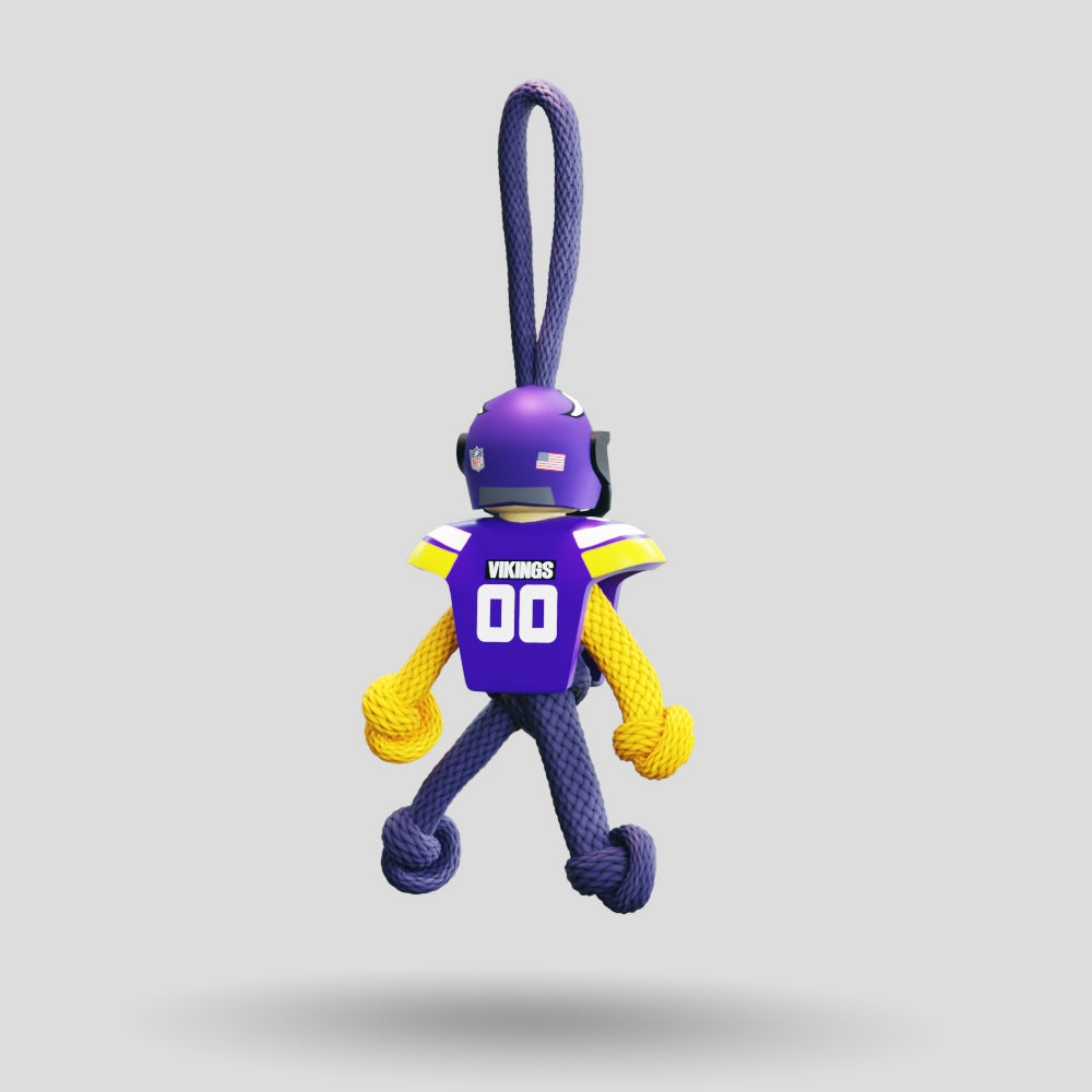 Minnesota Vikings Paracord Buddy Keychain