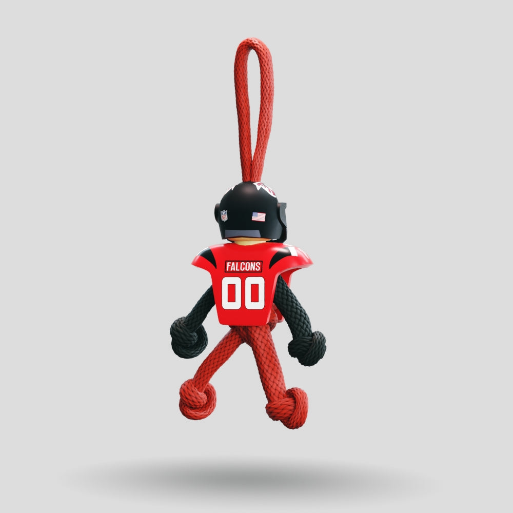 Atlanta Falcons Paracord Buddy Keychain