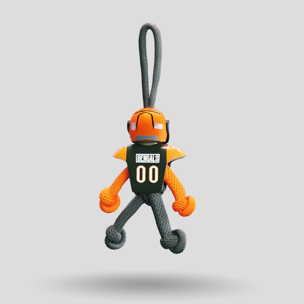 Cincinnati Bengals Paracord Buddy Keychain