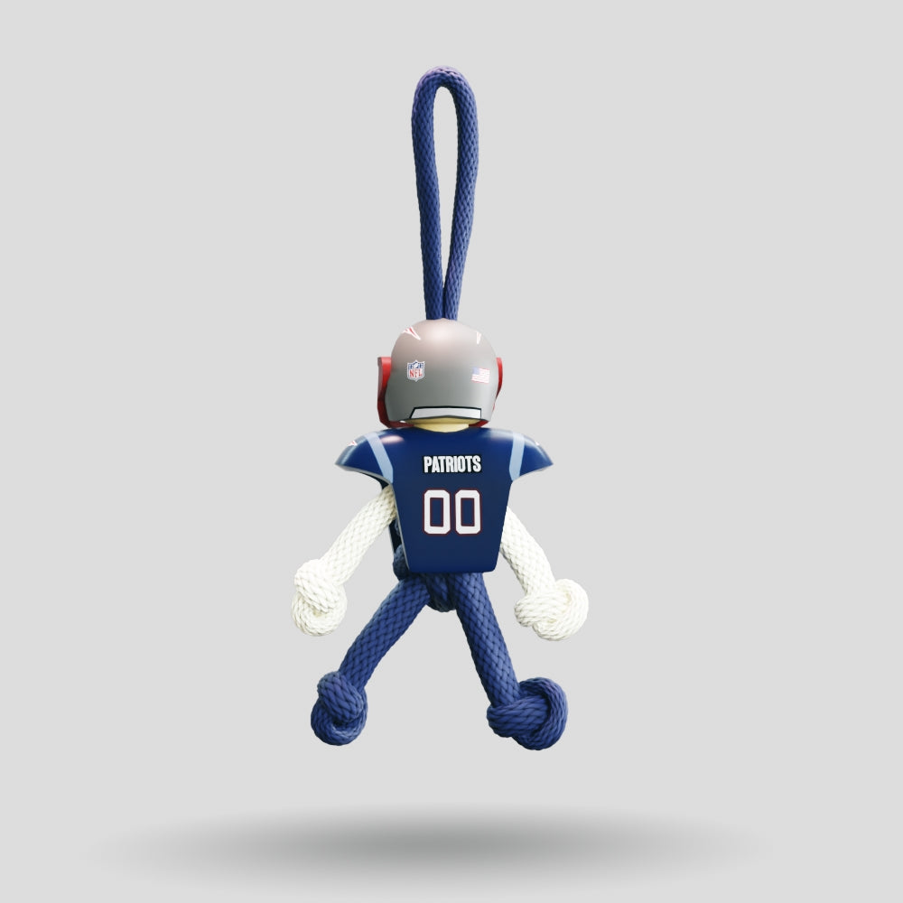 New England Patriots Paracord Buddy Keychain