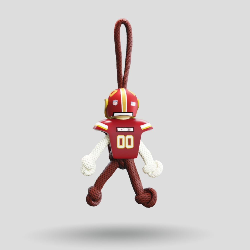 Washington Commanders Paracord Buddy Keychain