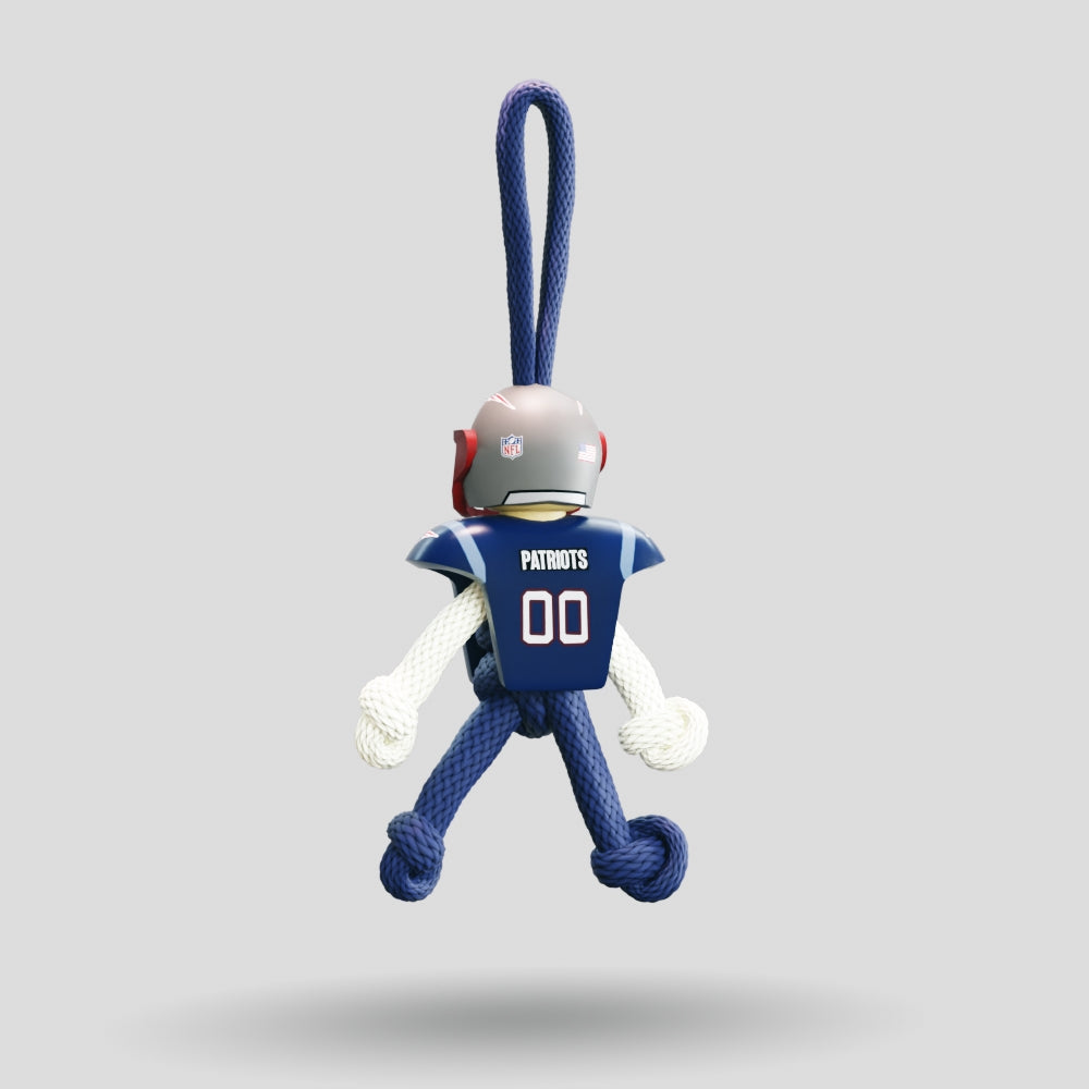 New England Patriots Paracord Buddy Keychain