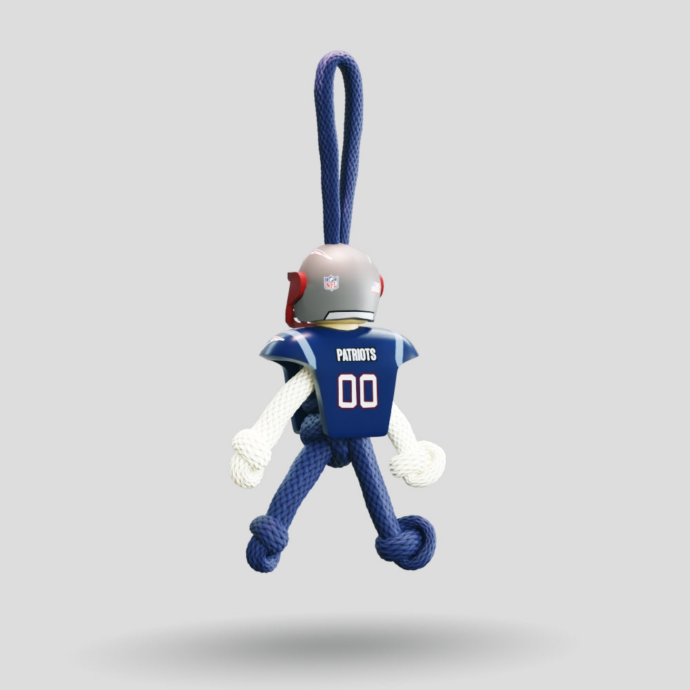 New England Patriots Paracord Buddy Keychain