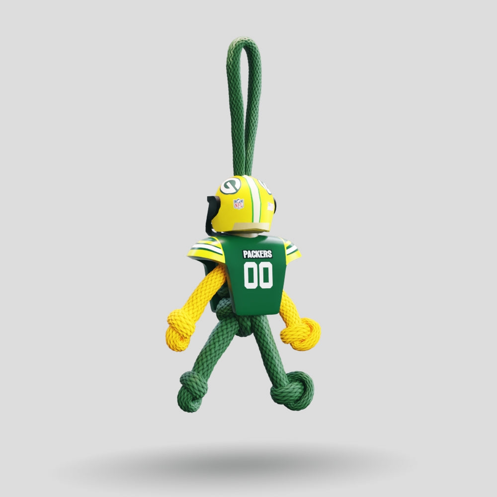 Green Bay Packers Paracord Buddy Keychain