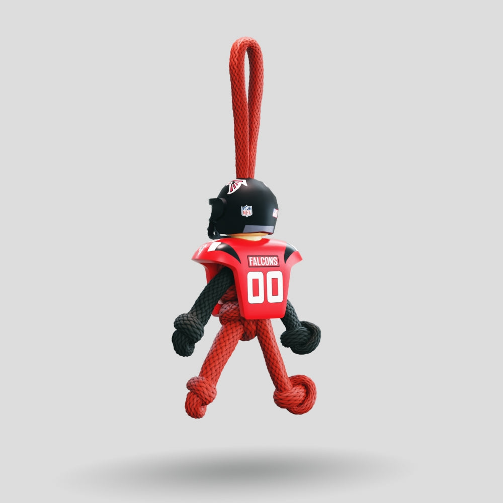 Atlanta Falcons Paracord Buddy Keychain
