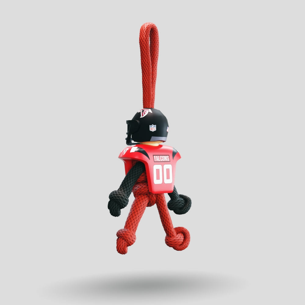Atlanta Falcons Paracord Buddy Keychain