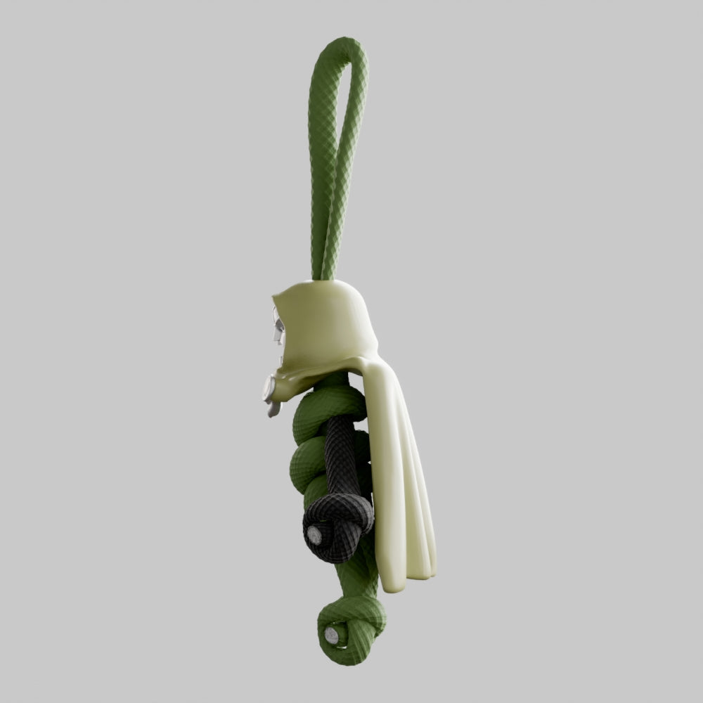 Doctor Doom Paracord Buddy Keychain