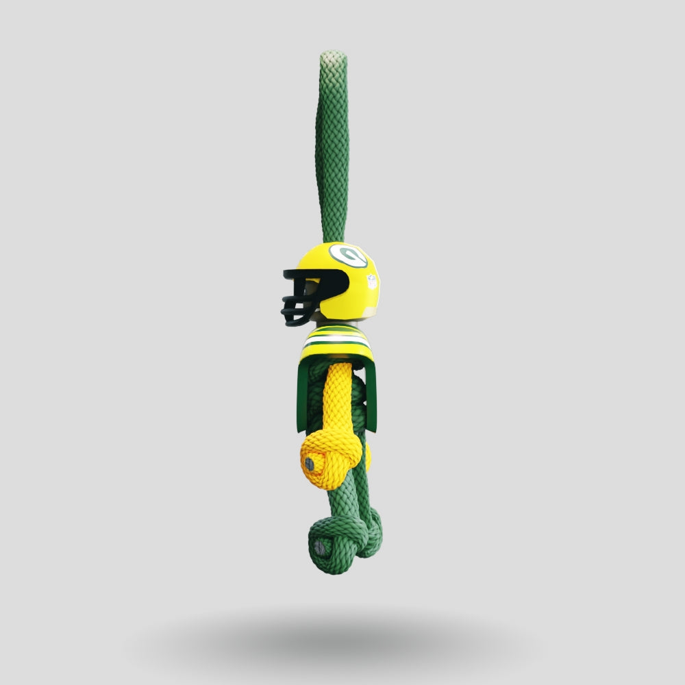 Green Bay Packers Paracord Buddy Keychain