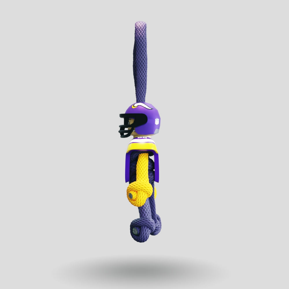 Minnesota Vikings Paracord Buddy Keychain