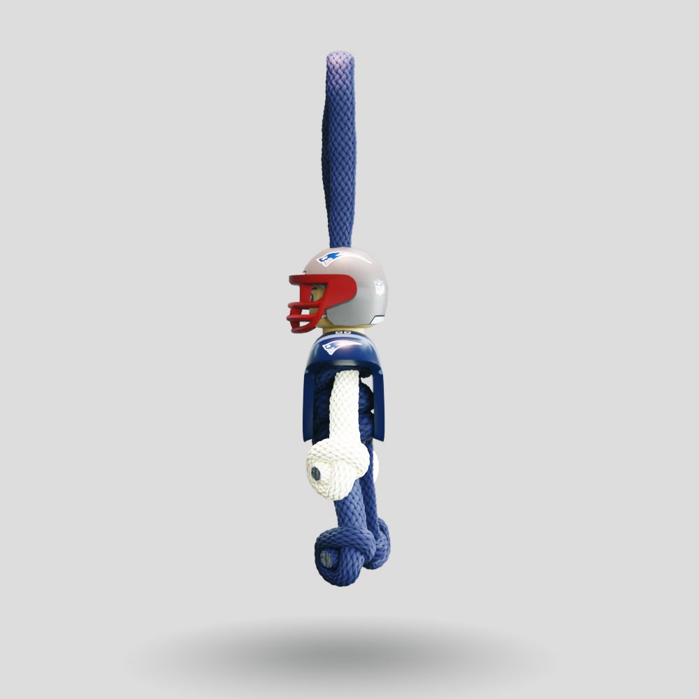 New England Patriots Paracord Buddy Keychain