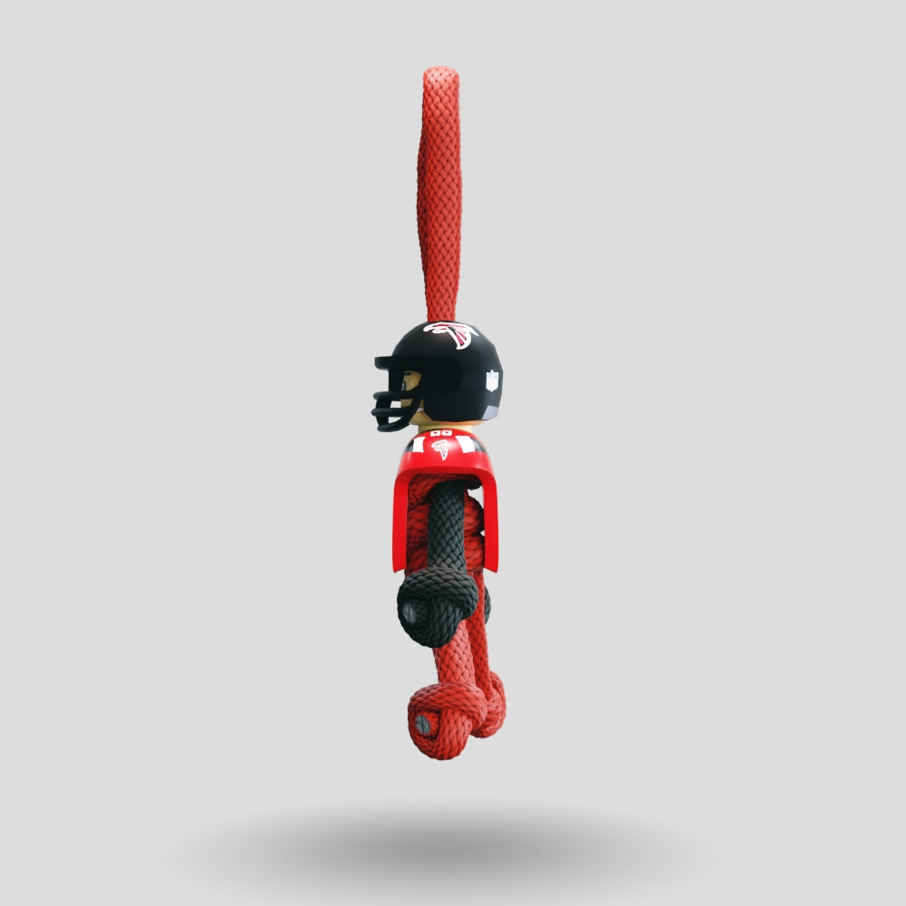 Atlanta Falcons Paracord Buddy Keychain