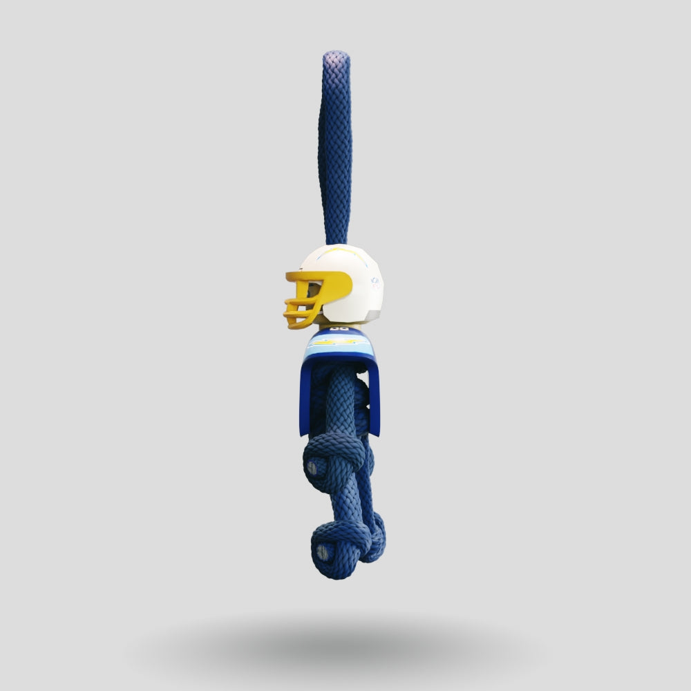 LA Chargers Paracord Buddy Keychain