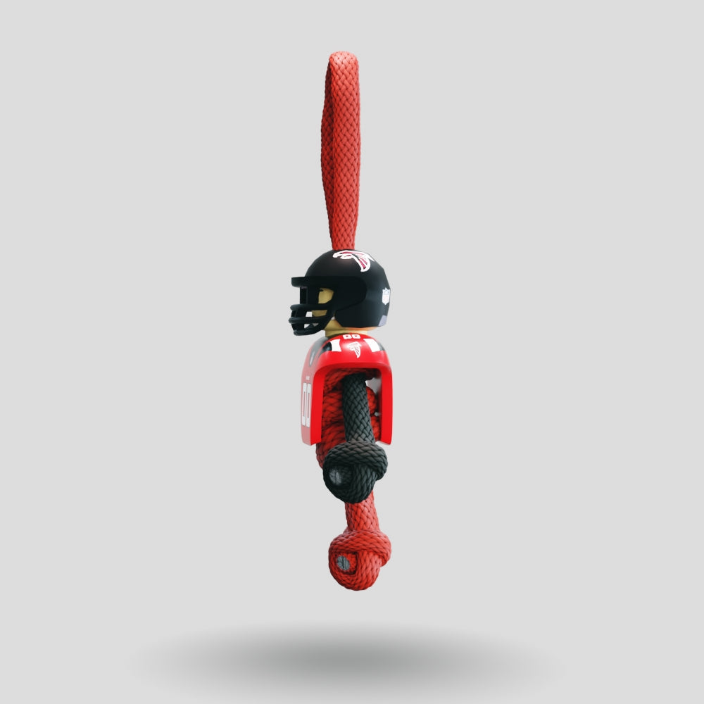 Atlanta Falcons Paracord Buddy Keychain