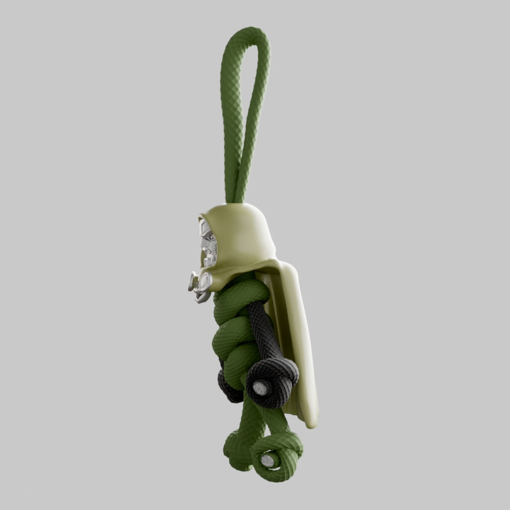 Doctor Doom Paracord Buddy Keychain