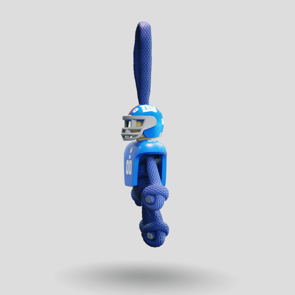 New York Giants Paracord Buddy Keychain