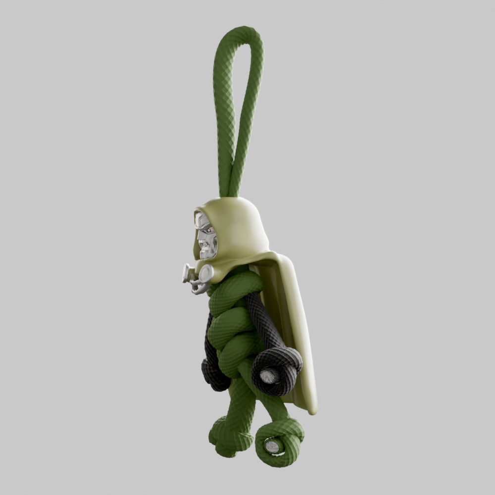 Doctor Doom Paracord Buddy Keychain