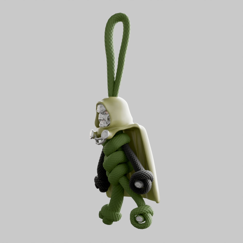 Doctor Doom Paracord Buddy Keychain