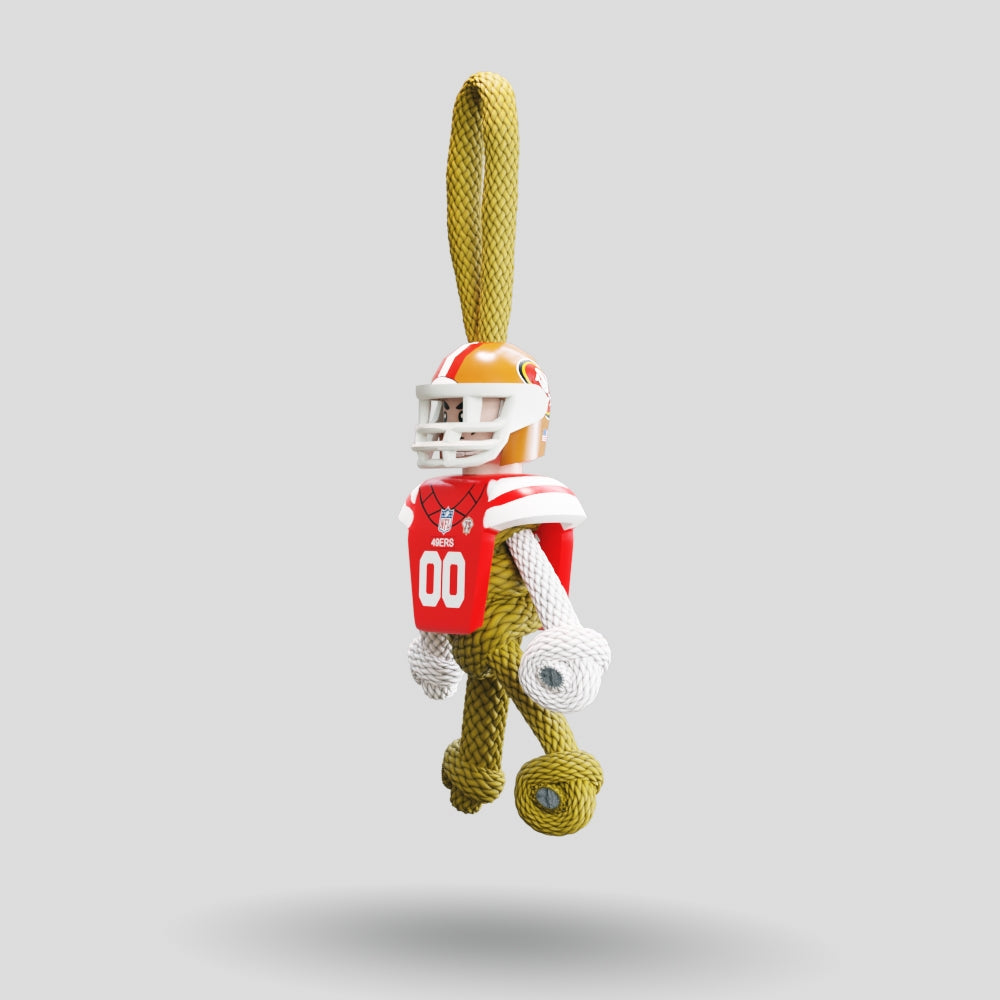 San Francisco 49ers Paracord Buddy Keychain