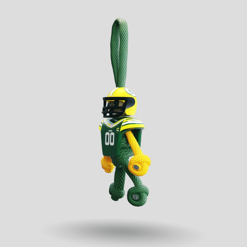 Green Bay Packers Paracord Buddy Keychain