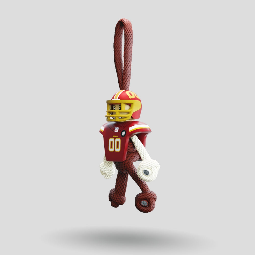 Washington Commanders Paracord Buddy Keychain