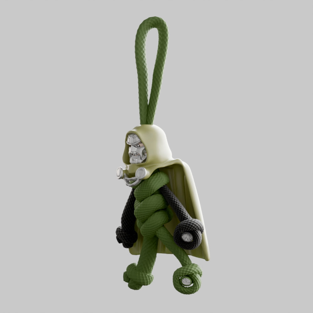 Doctor Doom Paracord Buddy Keychain
