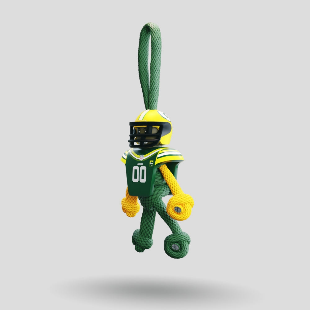 Green Bay Packers Paracord Buddy Keychain
