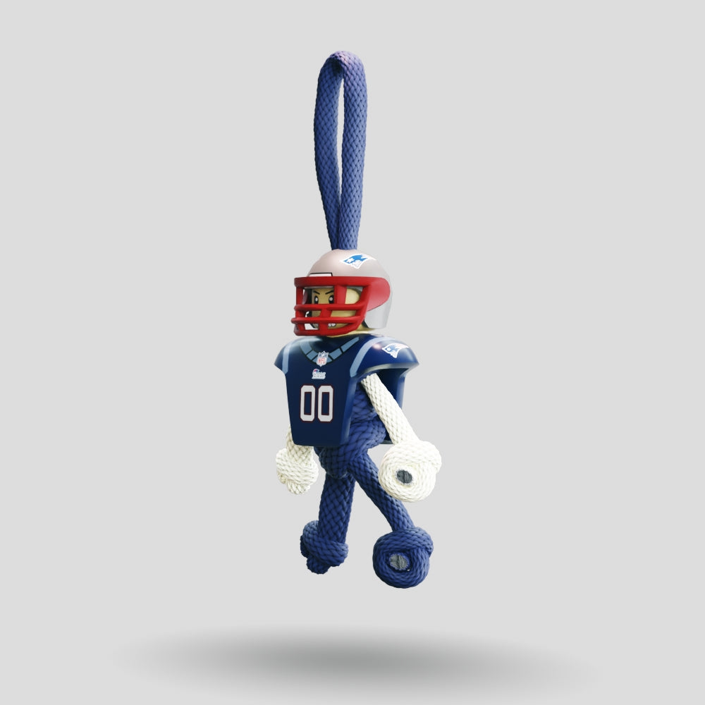 New England Patriots Paracord Buddy Keychain