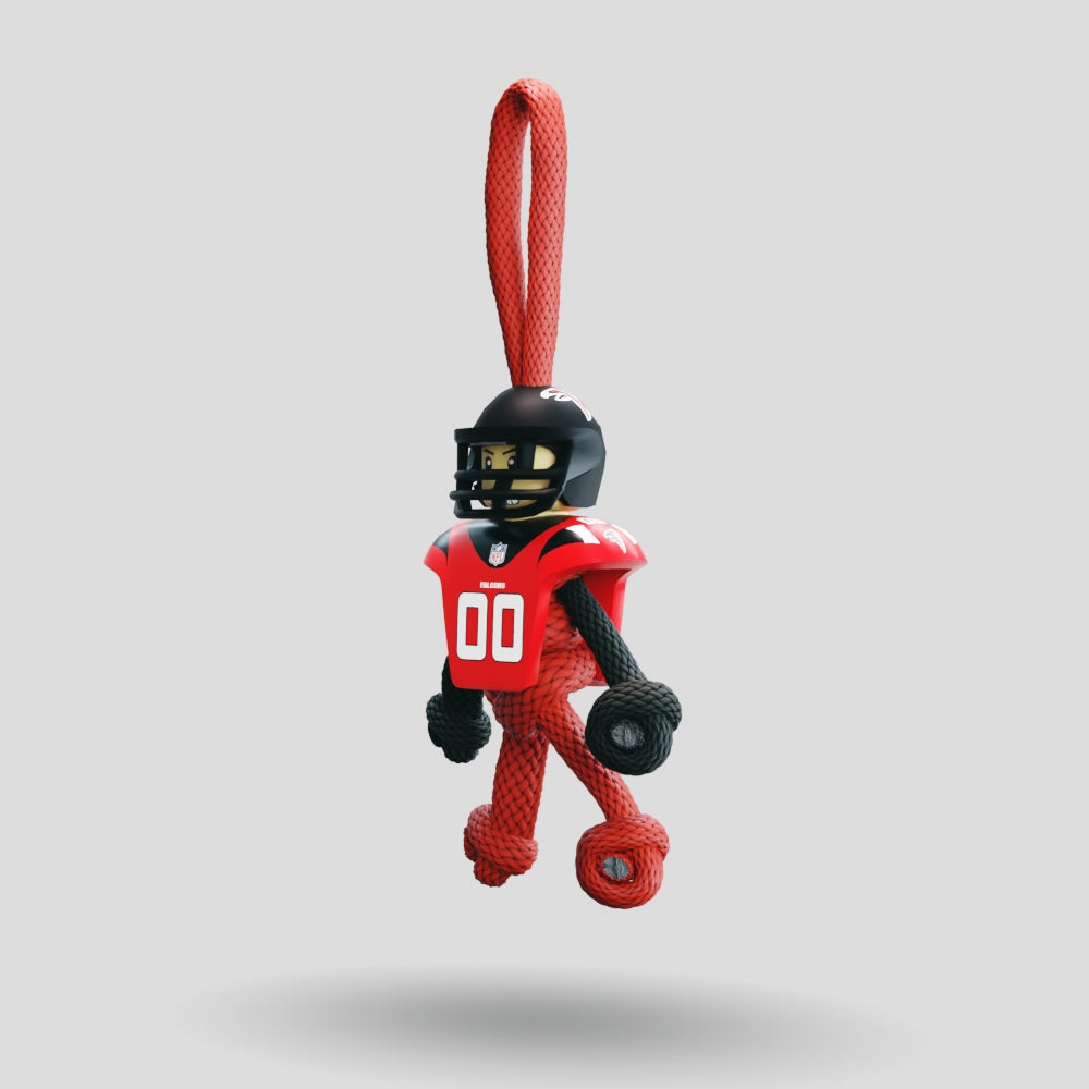 Atlanta Falcons Paracord Buddy Keychain