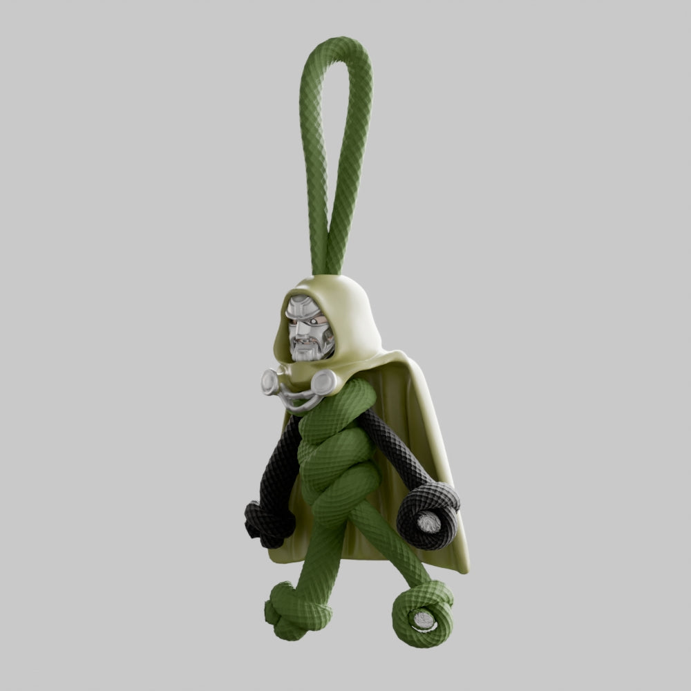 Doctor Doom Paracord Buddy Keychain