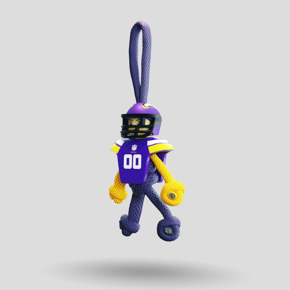 Minnesota Vikings Paracord Buddy Keychain
